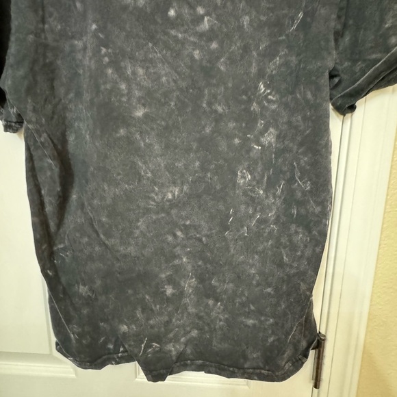 The Rolling Stones Acid Wash Black Distressed Rock Band Men’s L T-Shirt - Picture 9 of 10